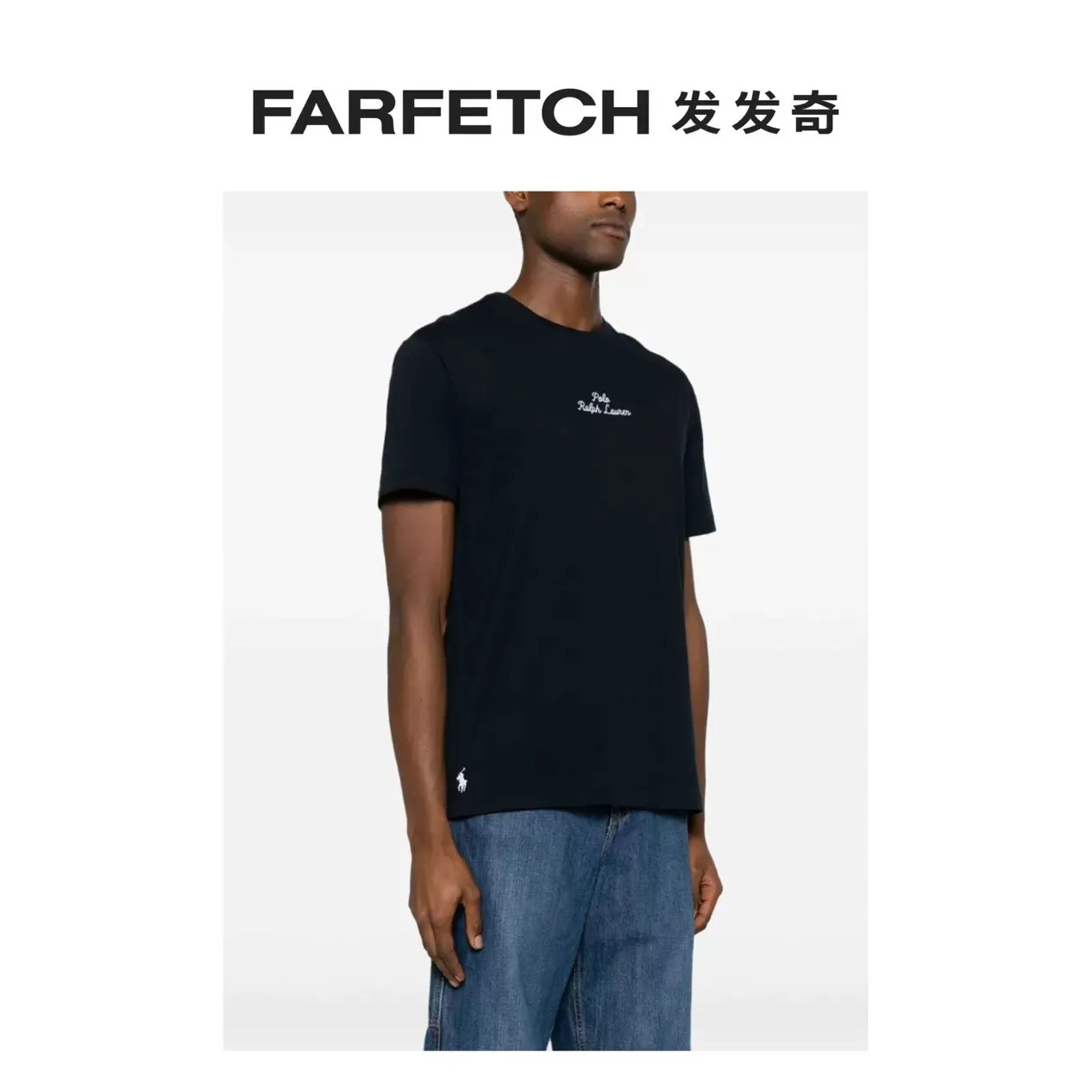 P130 Style number: RL004】Ralph Lauren/Ralph Lauren 25ss summer new English letter embroidered round neck T-shirt